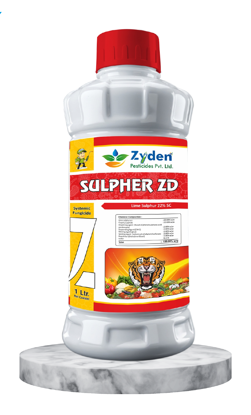 ZYDEN SULPHER ZD Fungicides packaging