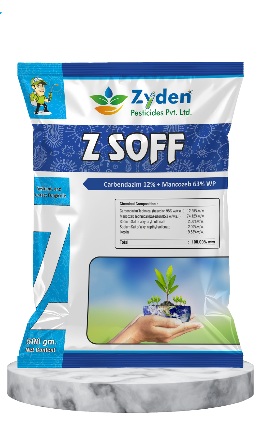 ZYDEN Z SOFF Fungicides packaging